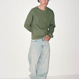 WAFFLE LONG-SLEEVE - SAGE GREEN
