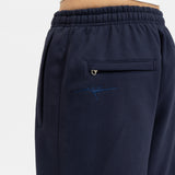 SIGNATURE UNCUFFED JOGGERS - NAVY