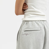 SIGNATURE UNCUFFED JOGGERS -  GREY