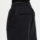 SIGNATURE CUFFED JOGGERS - BLACK