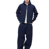 SIGNATURE UNCUFFED JOGGERS - NAVY