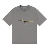 RAGLAN PANEL T-SHIRT - SLATE GREY
