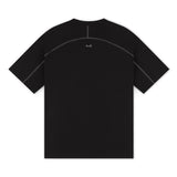 RAGLAN PANEL T-SHIRT - BLACK