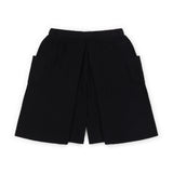 WOMENS WOVEN SHORTS - BLACK