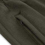 OVERLINE JOGGER SHORTS - OLIVE