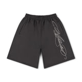 OVERLINE JOGGER SHORTS - CHARCOAL