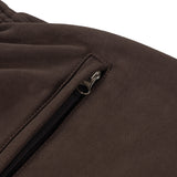 SIGNATURE CUFFED JOGGERS - BROWN