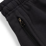 SIGNATURE UNCUFFED JOGGERS - BLACK