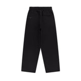 SIGNATURE UNCUFFED JOGGERS - BLACK