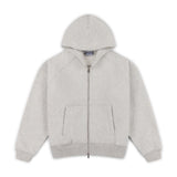 SIGNATURE ZIP-UP HOODIE -  GREY