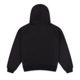 SIGNATURE ZIP-UP HOODIE - BLACK