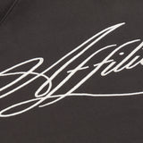 OVERLINE ZIP-UP HOODIE - CHARCOAL