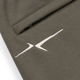 SIGNATURE UNCUFFED JOGGERS - OLIVE