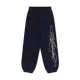 OVERLINE CUFFED JOGGERS - NAVY