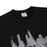GA WITH, NOT APART T-SHIRT - BLACK