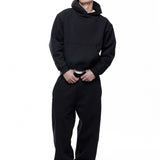 SIGNATURE CUFFED JOGGERS - BLACK