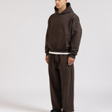SIGNATURE CUFFED JOGGERS - BROWN