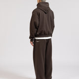 SIGNATURE CUFFED JOGGERS - BROWN