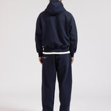 SIGNATURE ZIP-UP HOODIE - NAVY
