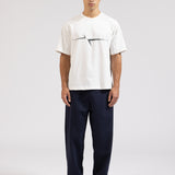 RAGLAN PANEL T-SHIRT - WHITE