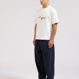 RAGLAN PANEL T-SHIRT - WHITE