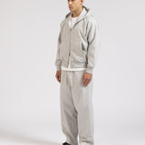 SIGNATURE ZIP-UP HOODIE -  GREY