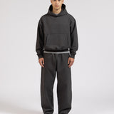 SIGNATURE UNCUFFED JOGGERS - CHARCOAL