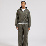 OVERLINE CUFFED JOGGERS - OLIVE