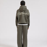 OVERLINE CUFFED JOGGERS - OLIVE