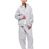 GA SIGNATURE ZIP-UP HOODIE - GREY