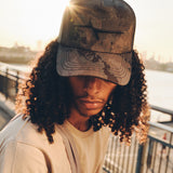MESH CAMO TRUCKER CAP - DUSK