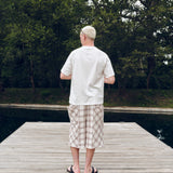 RAGLAN PANEL T-SHIRT - WHITE