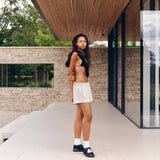 WOMENS SIGNATURE SHORTS - GREY MARL