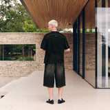 RAGLAN PANEL T-SHIRT - BLACK