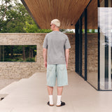 RAGLAN PANEL T-SHIRT - SLATE GREY