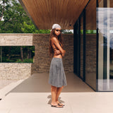 WOMENS WOVEN SHORTS - GREY