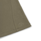 T-SHIRT À MANCHES LONGUES GA WAFFLE - VERT SAUGE