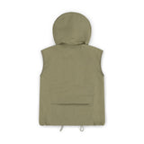 WOMENS CONTOUR HOODED VEST - SAGE