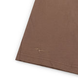 SIGNATURE SHORT SLEEVE T-SHIRT - BROWN