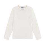 SIGNATURE RIBBED LONGSLEEVE - WHITE