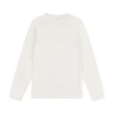 SIGNATURE RIBBED LONGSLEEVE - WHITE