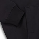 SIGNATURE ZIP-UP HOODIE - BLACK
