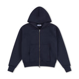 SIGNATURE ZIP-UP HOODIE - NAVY