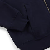 SIGNATURE ZIP-UP HOODIE - NAVY