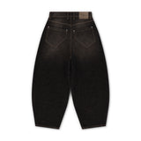 BAGGY DENIM JEANS - SMOKED EARTH