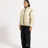 GA HYBRID DOWN JACKET - CREAM