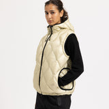 GA HYBRID DOWN JACKET - CREAM