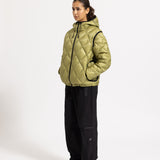 GA HYBRID DOWN JACKET - SAGE
