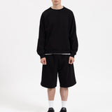 DRIFT JOGGER SHORTS - TRUE BLACK