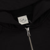 GA SIGNATURE ZIP-UP HOODIE - BLACK